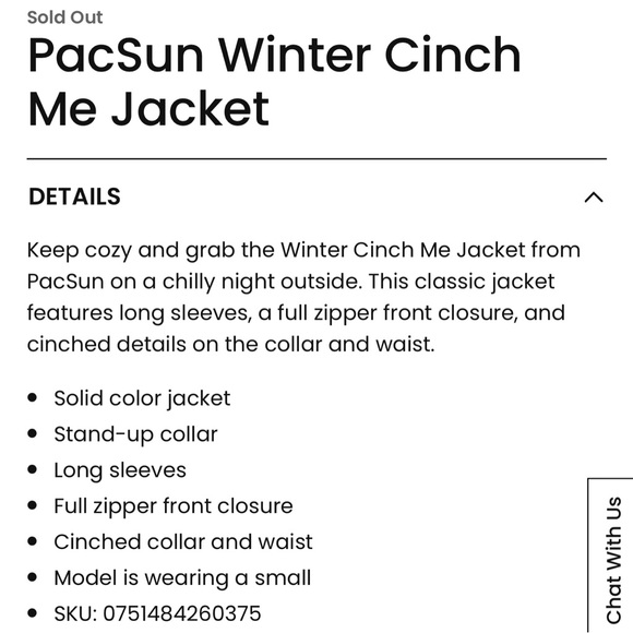 PacSun Winter Cinch Me Jacket XS Gray Soft Fleece Lined Full Zip Sweatshirt - Picture 15 of 15